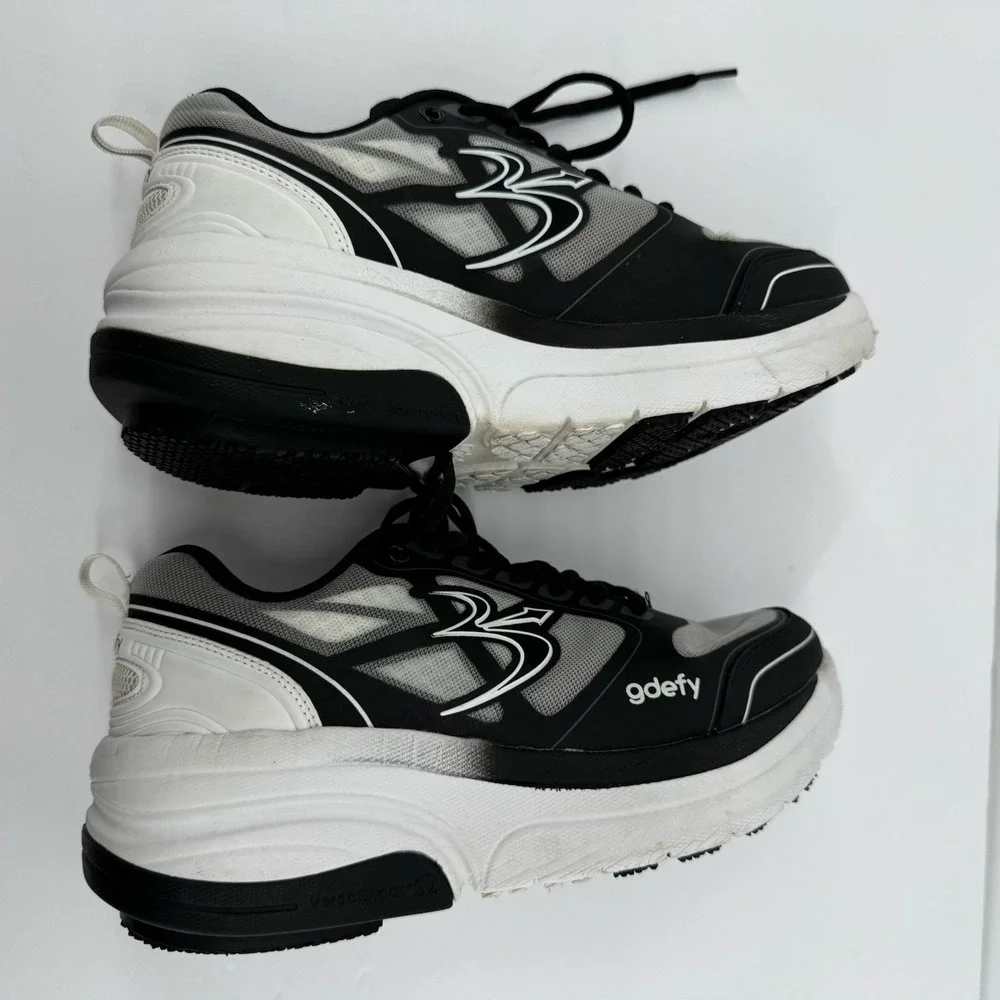 GDEFY Women's 8 TB9022FWL-XW Walking Shoes Black White EUR 39 Comfort Athletic